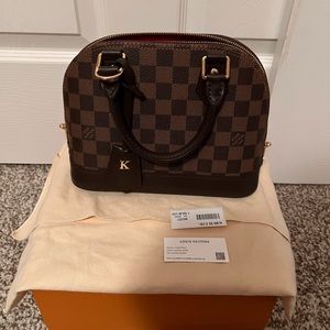 Louis Vuitton Alma BB in Damier Ebene